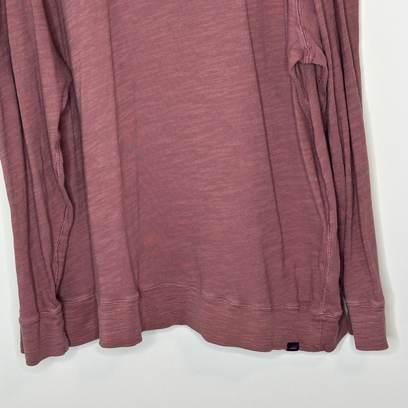 FAHERTY Mens 2XLT Long Sleeve Organic Cotton Hoodie Pullover Maroon - Picture 7 of 11